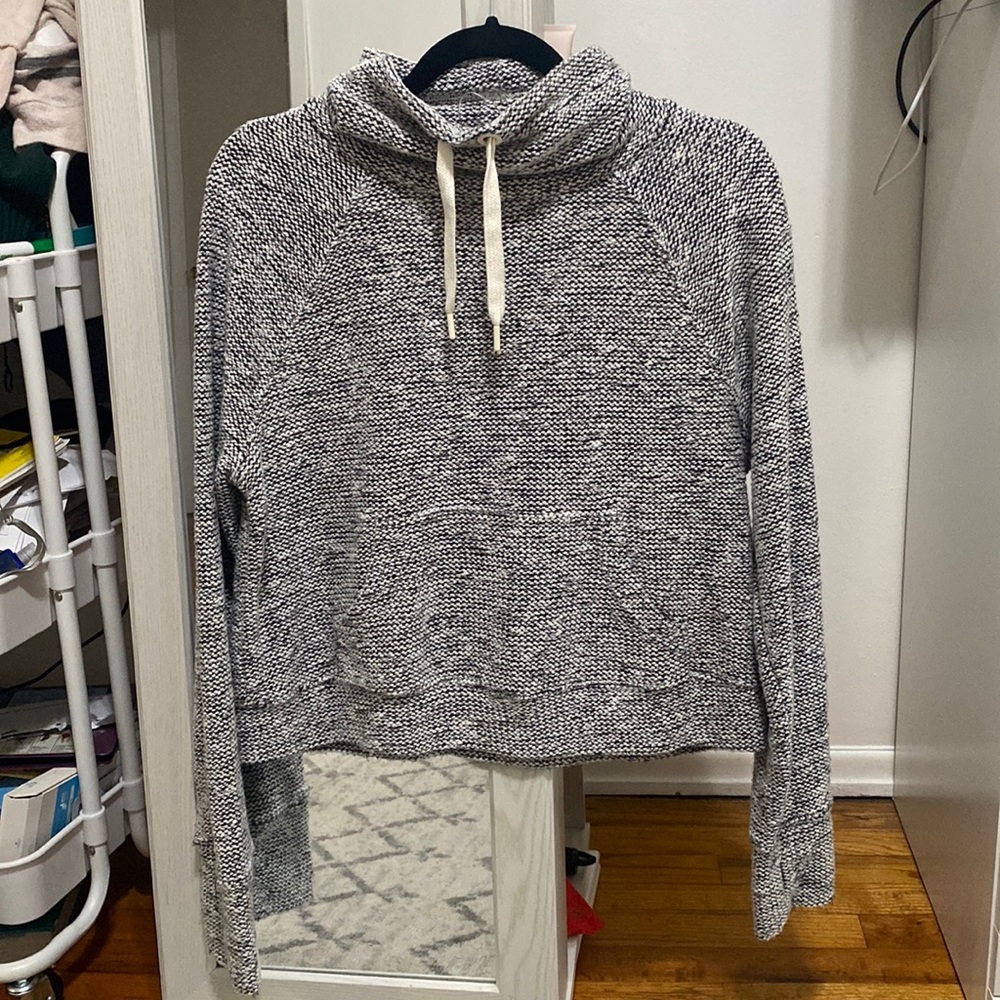 Gray turtle neck sweater